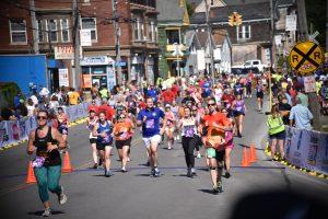 Runners finish the 2022 Boilermaker 15K