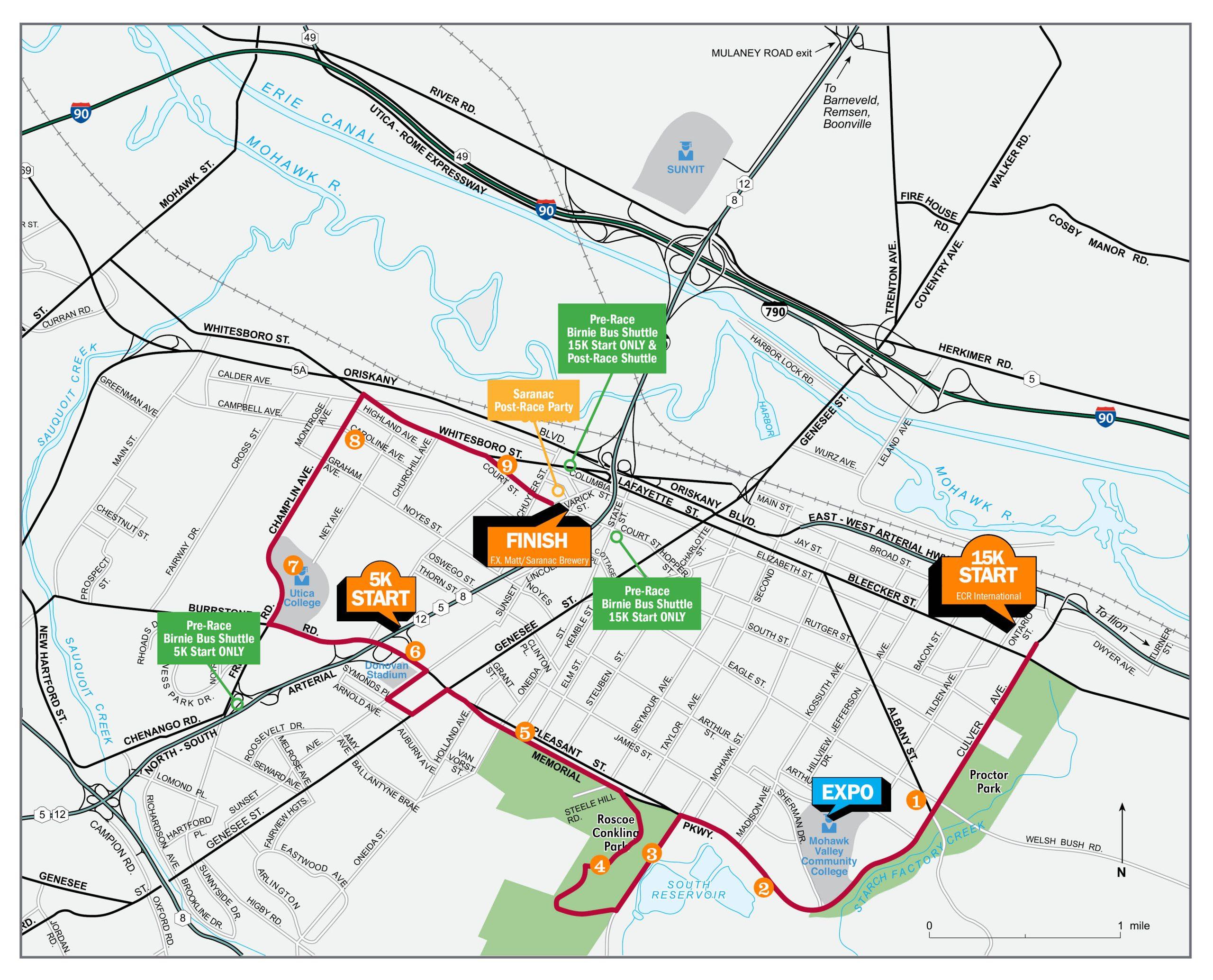 The 2024 Boilermaker Course Map