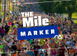 The Mile Marker from the Boilermaker Road Race