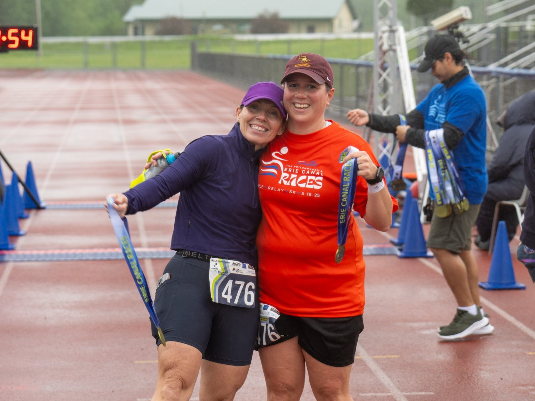 A runner participates in the 2025 Erie Canal Races.